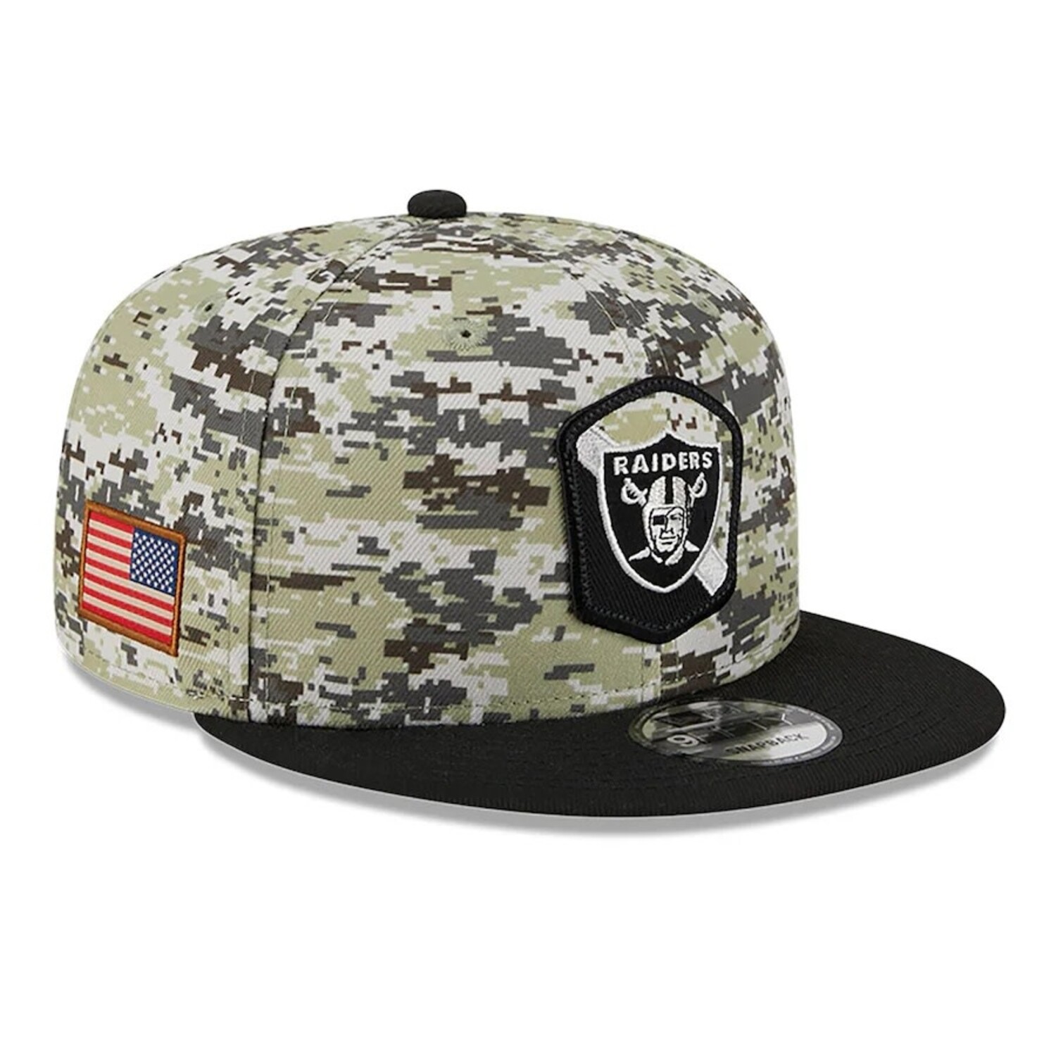 San Francisco 49ers 2023 SALUTE-TO-SERVICE SNAPBACK Camo-Red Hat