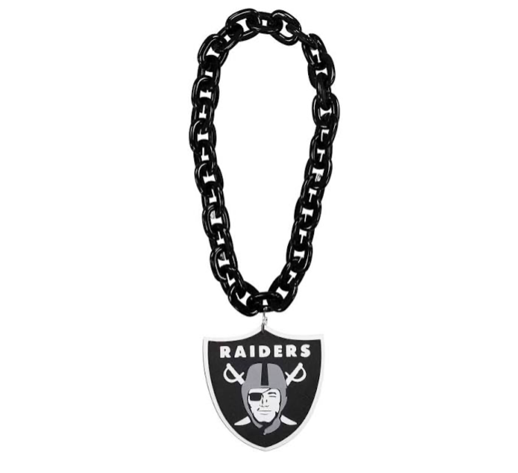 Fan Fave Raiders Fan Chain Black