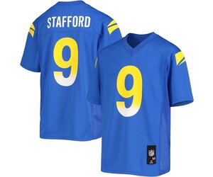 NFL Preschool Jerseys LA Rams Matthew Stafford 9 Royal The Locker Room of Downey