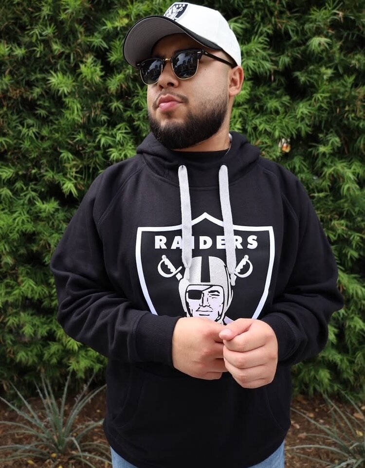 Antigua Raiders Victory Pullover Hoodie Black