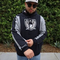 Mitchell and Ness Raiders M&N Color Blocked Fleece 2.0 Hoodie