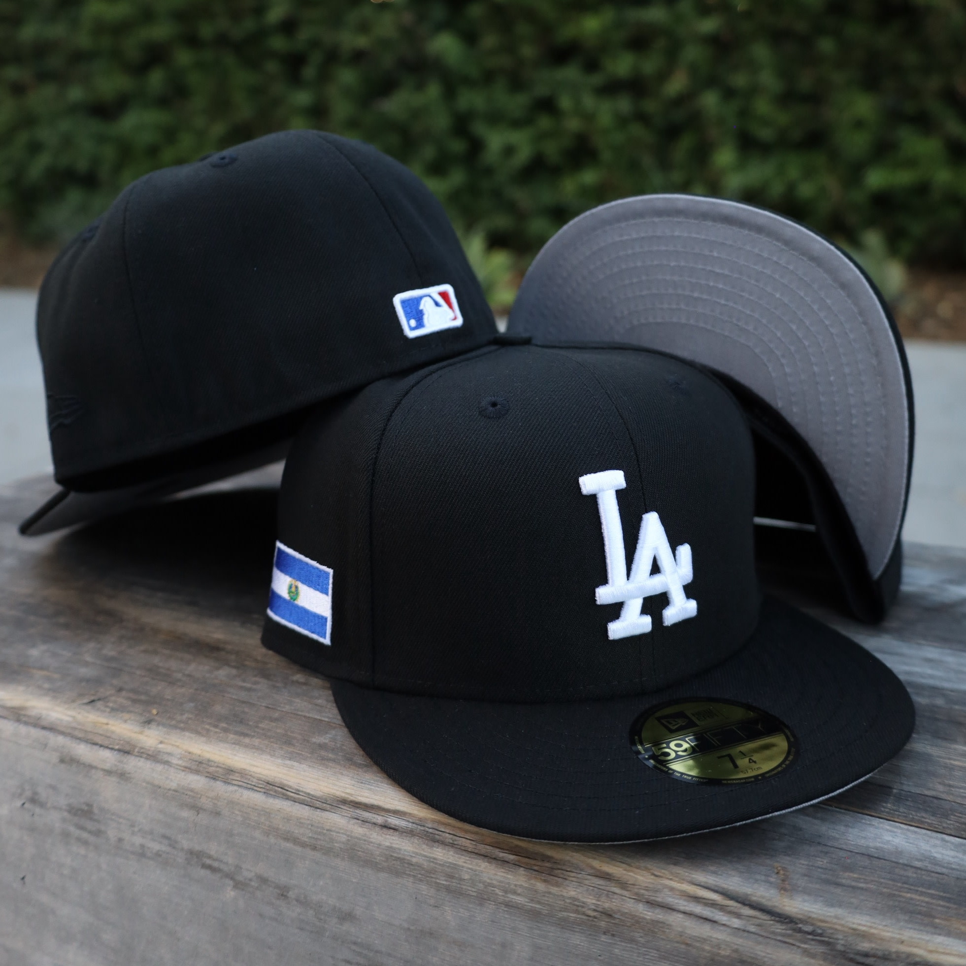 New Era 59FIFTY Los Angeles Dodgers Hat - Black, Black Black / 7 5/8