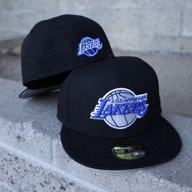 LA Kings Mitchell and Ness Blue Linen Snapback - The Locker Room of Downey