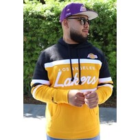 Mitchell and Ness LA Lakers Mitchell & Ness Head Coach Hoodie Black/Gold