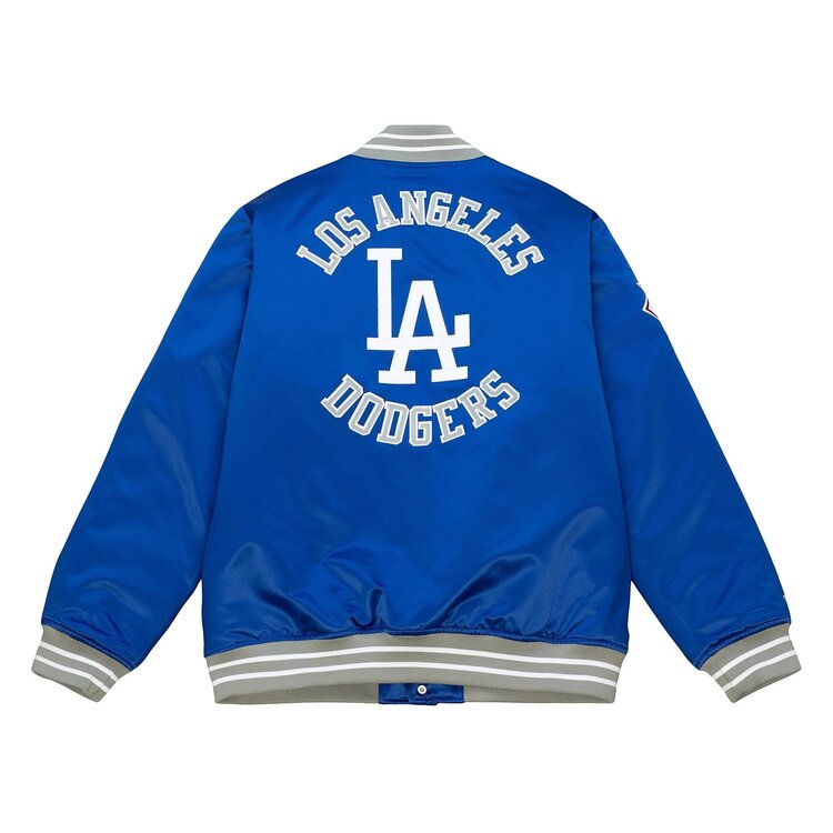 Mitchell and Ness LA Dodgers M&N Heavyweight Satin Jacket Royal