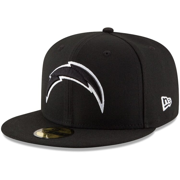 New Era Chargers Black Black White