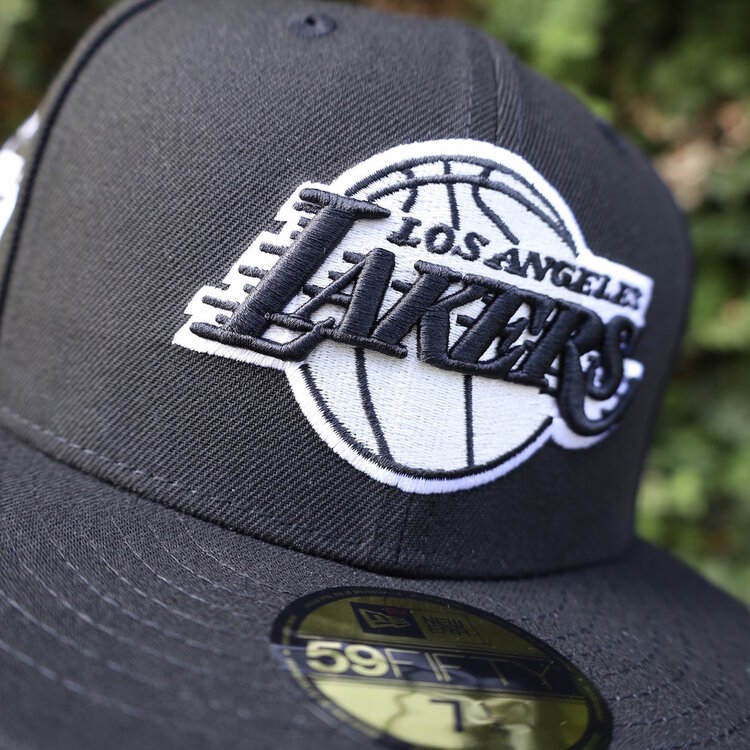 New Era Lakers Black Silver Primary 75th