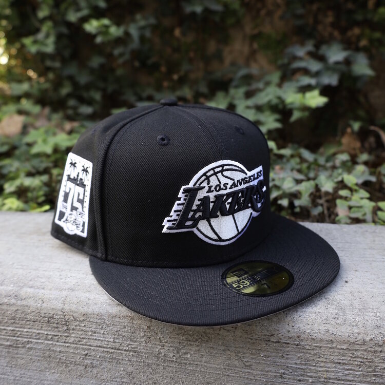 New Era Lakers Black Silver Primary 75th