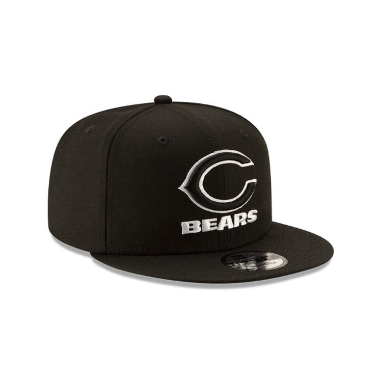 New Era Chicago Bears C Black White Snapback 950
