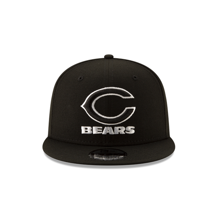 New Era Chicago Bears C Black White Snapback 950