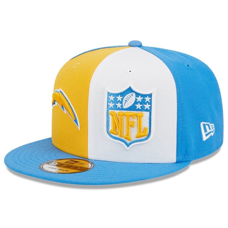 New Era Chargers Powder Blue/Gold 2023 Sideline 950 Snapback
