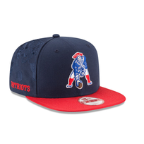 New Era NFL New England Patriots 2016 Throwback On Field Snapback Navy