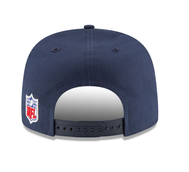 New Era NFL New England Patriots 2016 Throwback On Field Snapback Navy