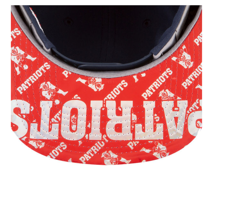 New Era NFL New England Patriots 2016 Throwback On Field Snapback Navy