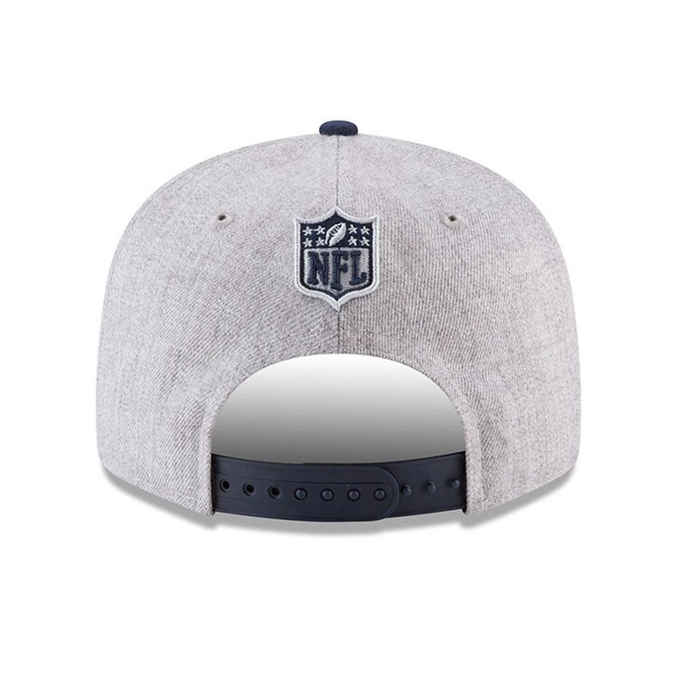 New Era Dallas Cowboys New Era Snapback 950 2018 Official Onstage Draft Heather Gray/Team