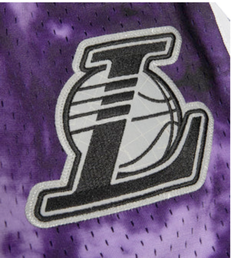 Mitchell and Ness Lakers M&N Men's Galaxy Swingman Purple Shorts