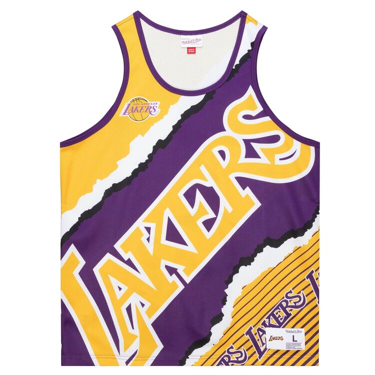 Mitchell and Ness Lakers M&N Men's Jumbotron 2.0 Sublimated Tank