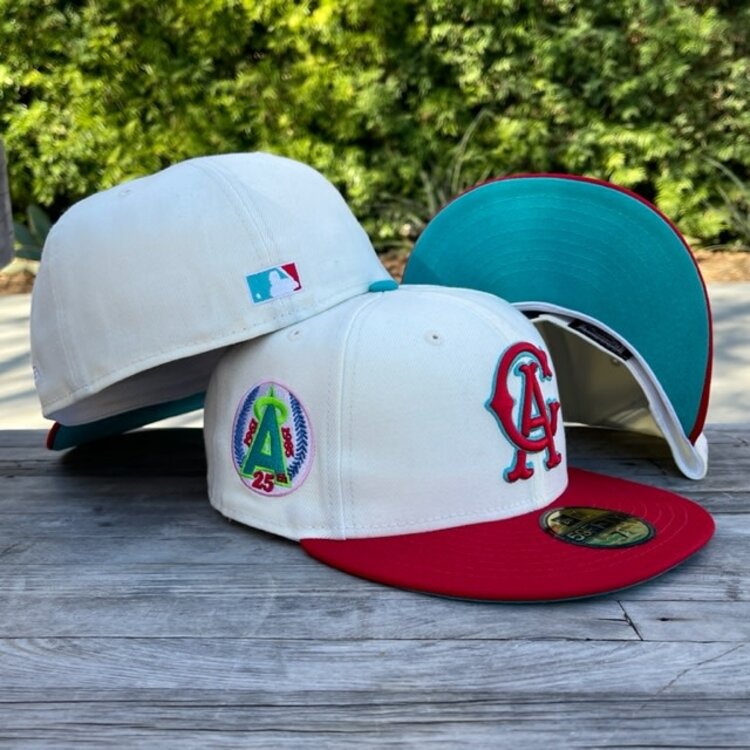 New Era CA Ivory/Red 25th Teal UV