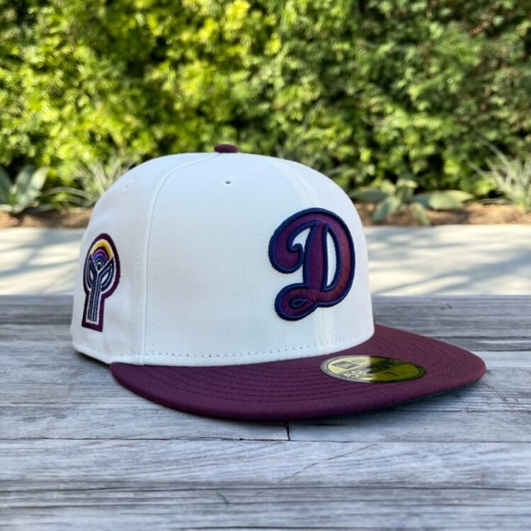 New Era D Ivory/Maroon Bicent