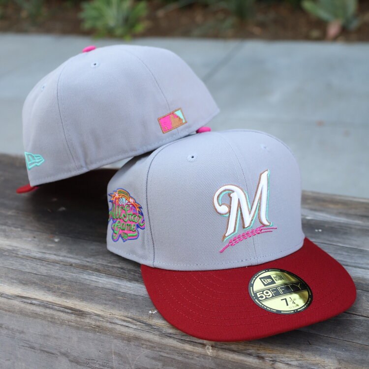 New Era The Us Collection: Lt Gray/Red