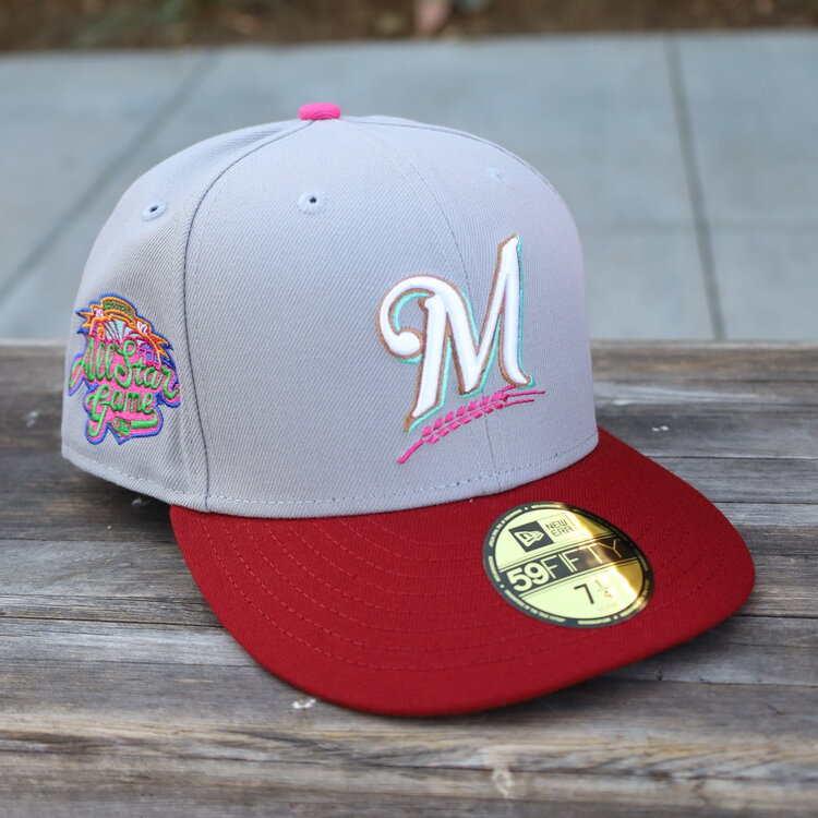 New Era The Us Collection: Lt Gray/Red