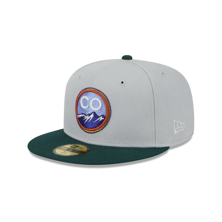 New Era Colorado Rockies Metallic City