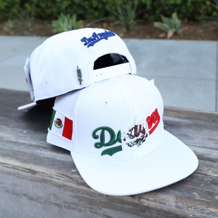 Pro Standard Dodgers Mex Wordmark PS Snapback White