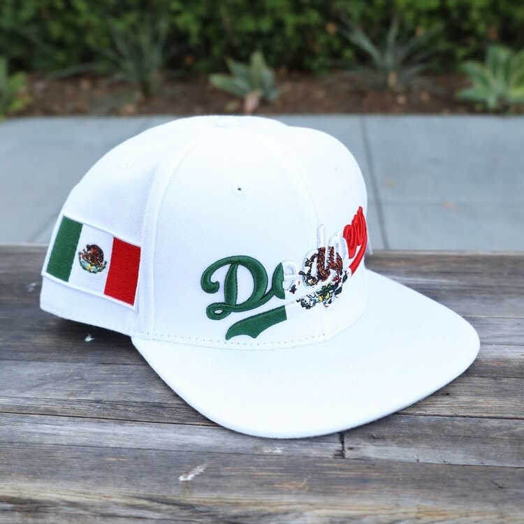 Pro Standard Dodgers Mex Wordmark PS Snapback White