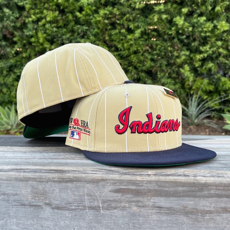 New Era Indians 59Fifty Day Pinstripe/Navy