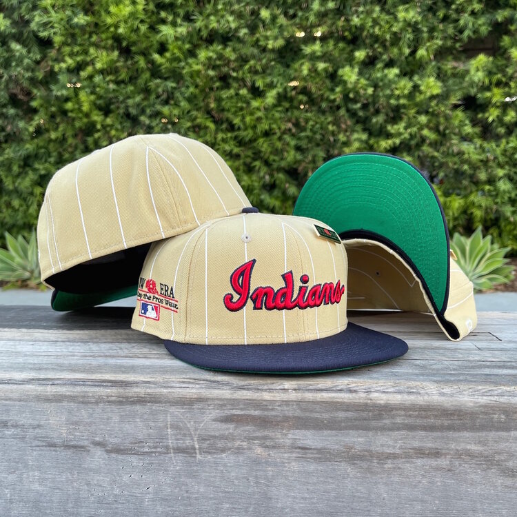 New Era Indians 59Fifty Day Pinstripe/Navy