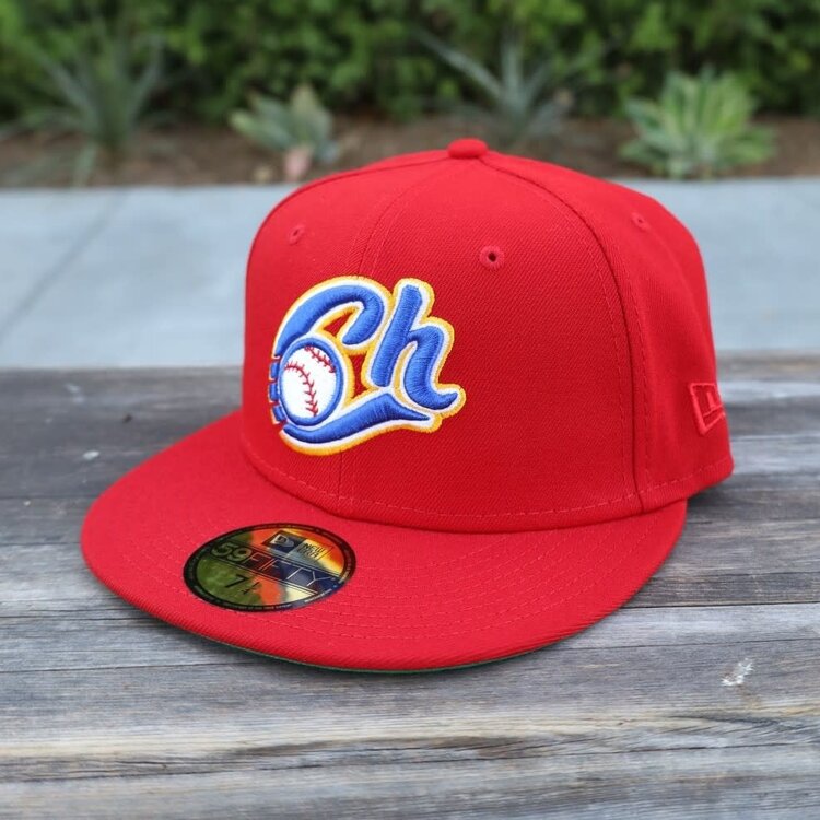 New Era Charros Red Team Green UV