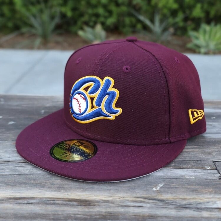New Era Charros Maroon Gray UV