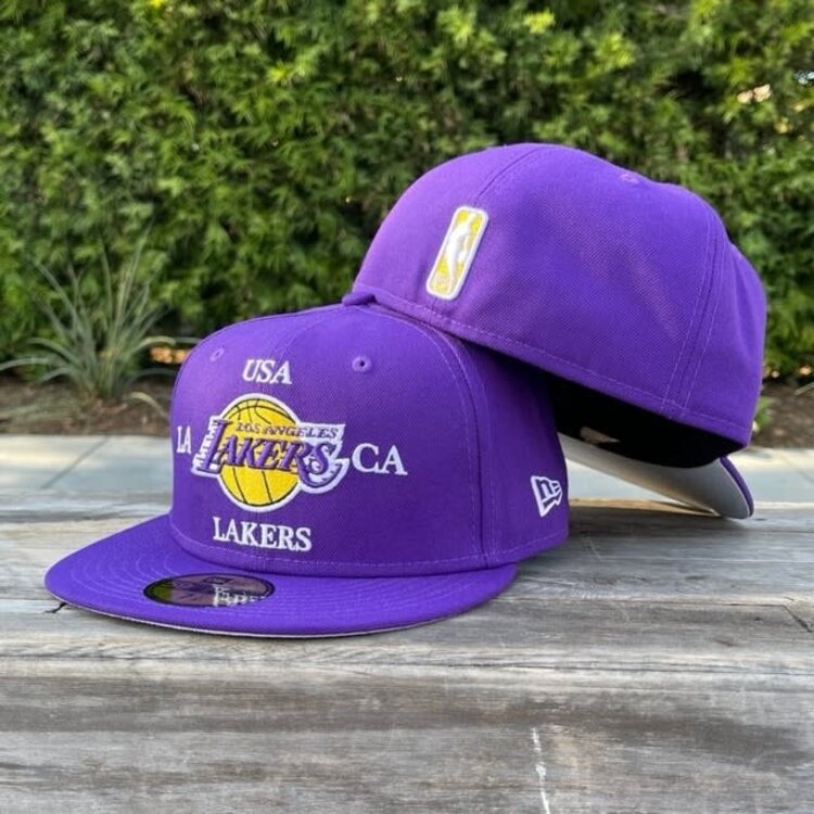 New Era LA Lakers USA 5950 Purple