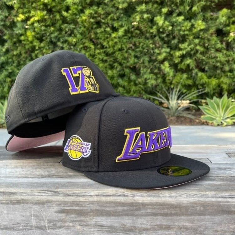 New Era Lakers Black Block 17X Pink UV