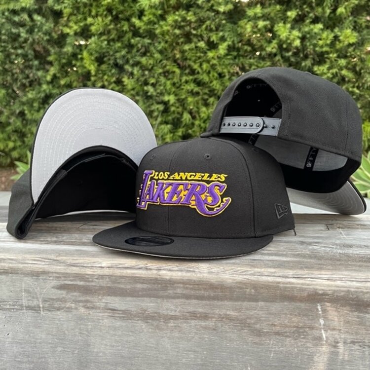 New Era Lakers Wordmark Black Team 950
