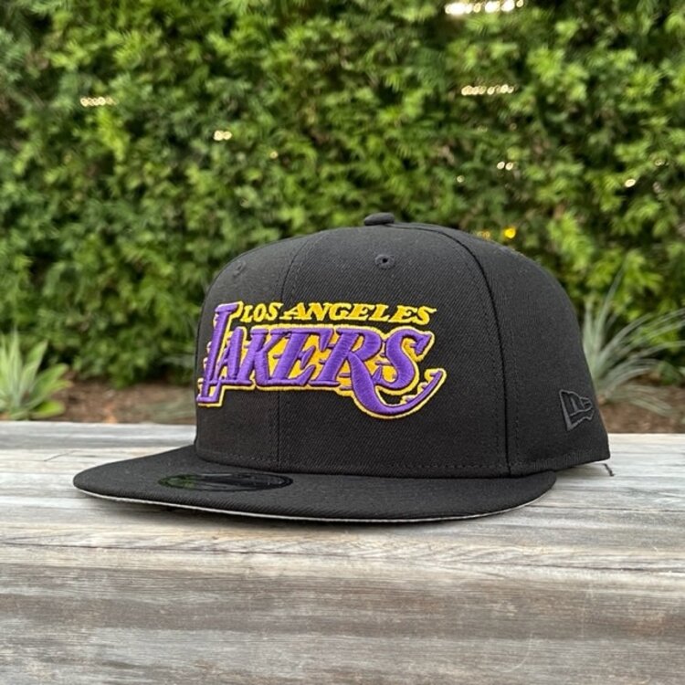 New Era Lakers Wordmark Black Team 950