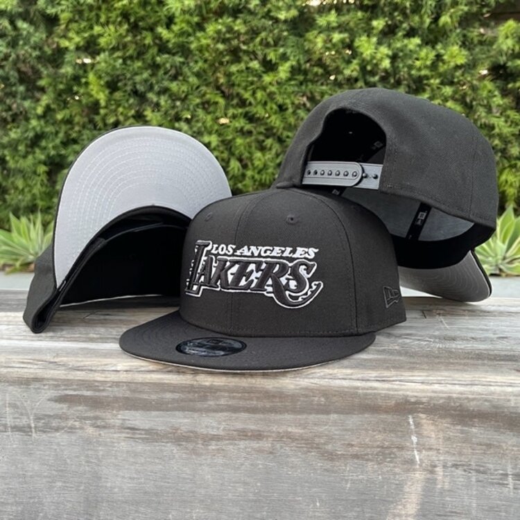 New Era Lakers Wordmark Black White 950