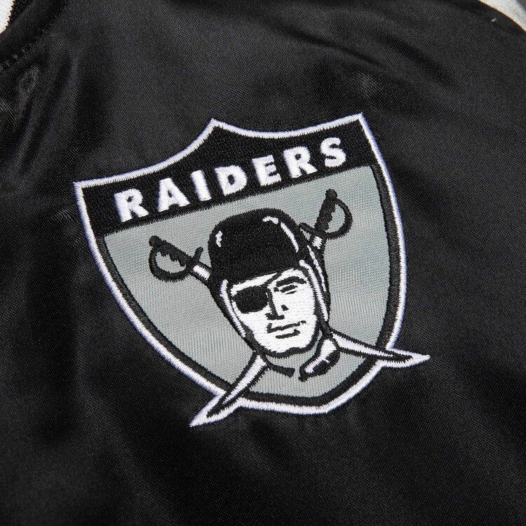 Mitchell and Ness NFL Raiders Women's M&N Satin Jacket 2.0