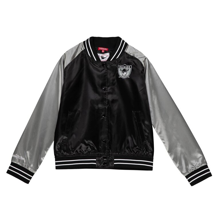 Mitchell and Ness NFL Raiders Women's M&N Satin Jacket 2.0
