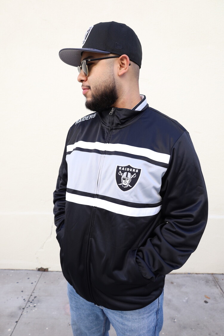 G-III Raiders M GIII Off Tackle Track Jacket