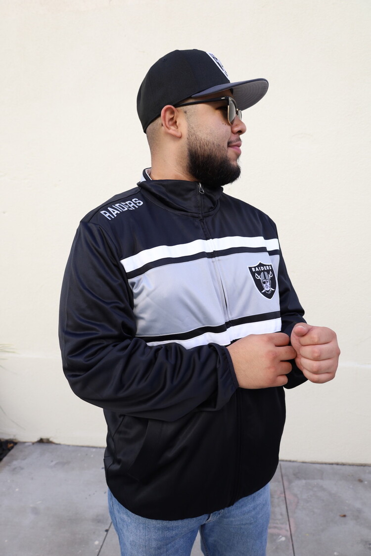 G-III Raiders M GIII Off Tackle Track Jacket