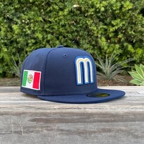 New Era Mexico "M" Dark Blue w/Flag