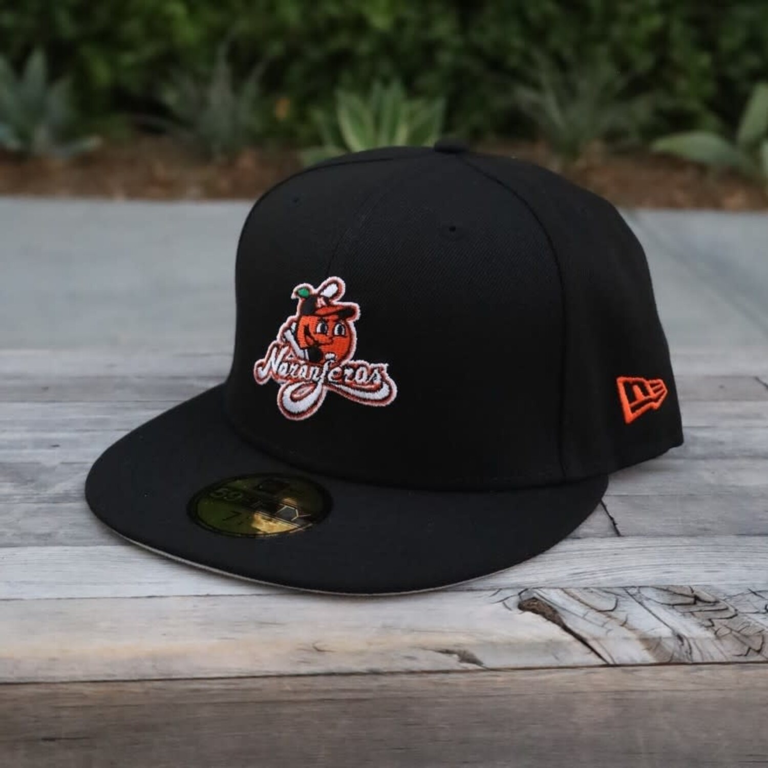NEW ERA NITRO  黒金 7 3/8 58.7 Naranjeros Black Wordmark - The Locker Room of Downey