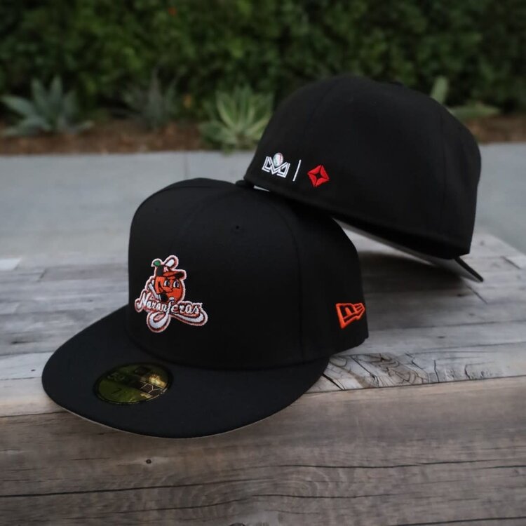 New Era Naranjeros Black Wordmark