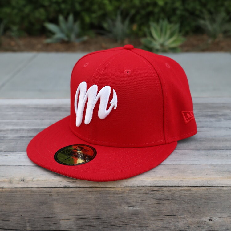 New Era Diablos De Mexico Red White