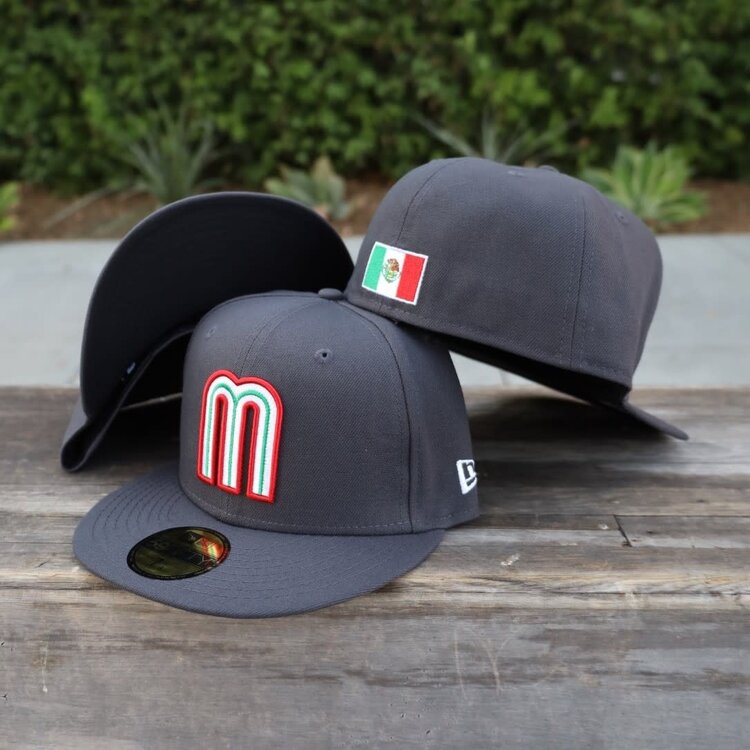 New Era Mexico Graphite "M" w/Flag