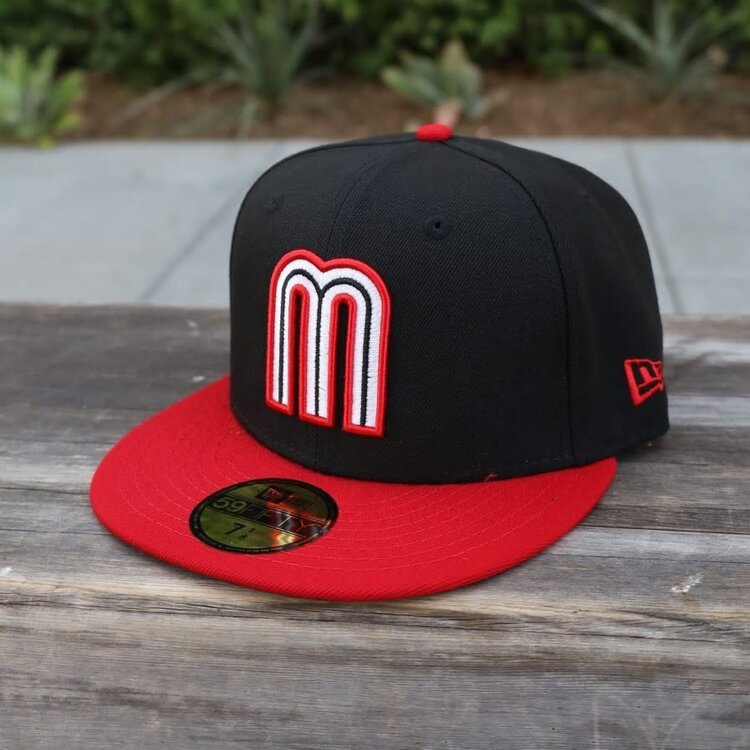 New Era Mexico Black/Red "M" w/Flag