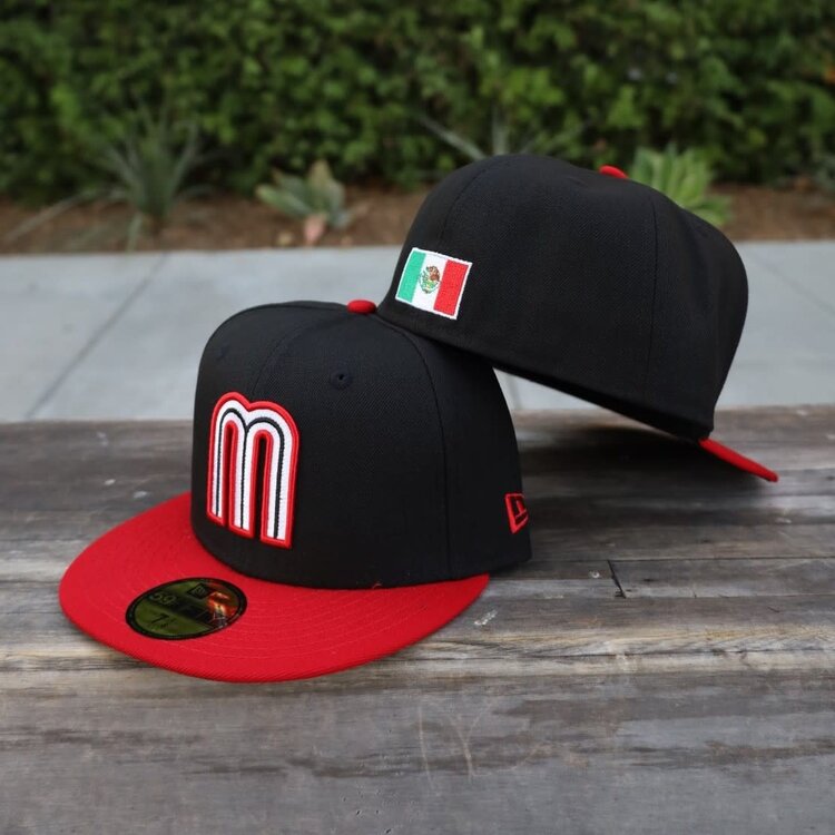 New Era Mexico Black/Red "M" w/Flag