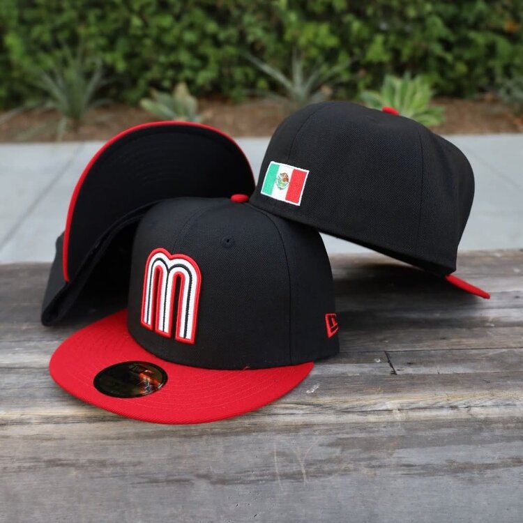 New Era Mexico Black/Red "M" w/Flag