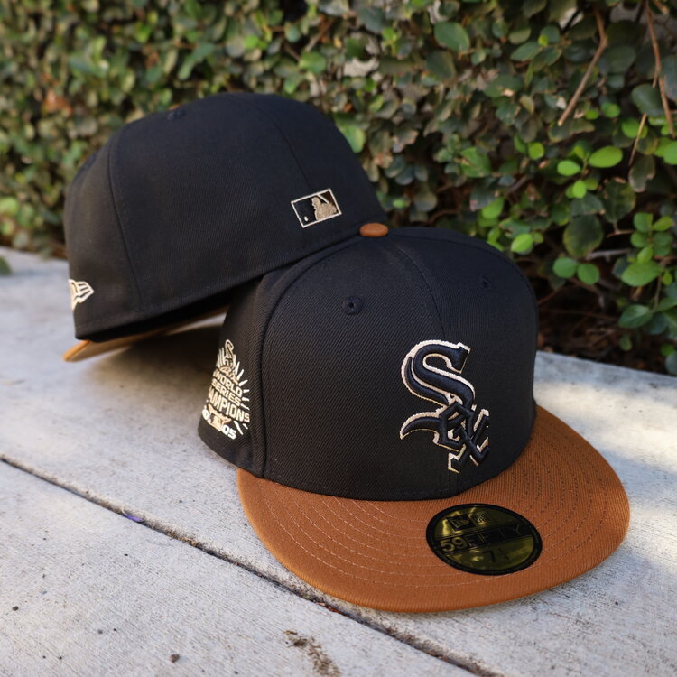 New Era White Sox 05WS Black/Peanut